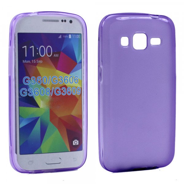 Wholesale Samsung Galaxy Prevail LTE G360 TPU Gel Soft Case (Purple)